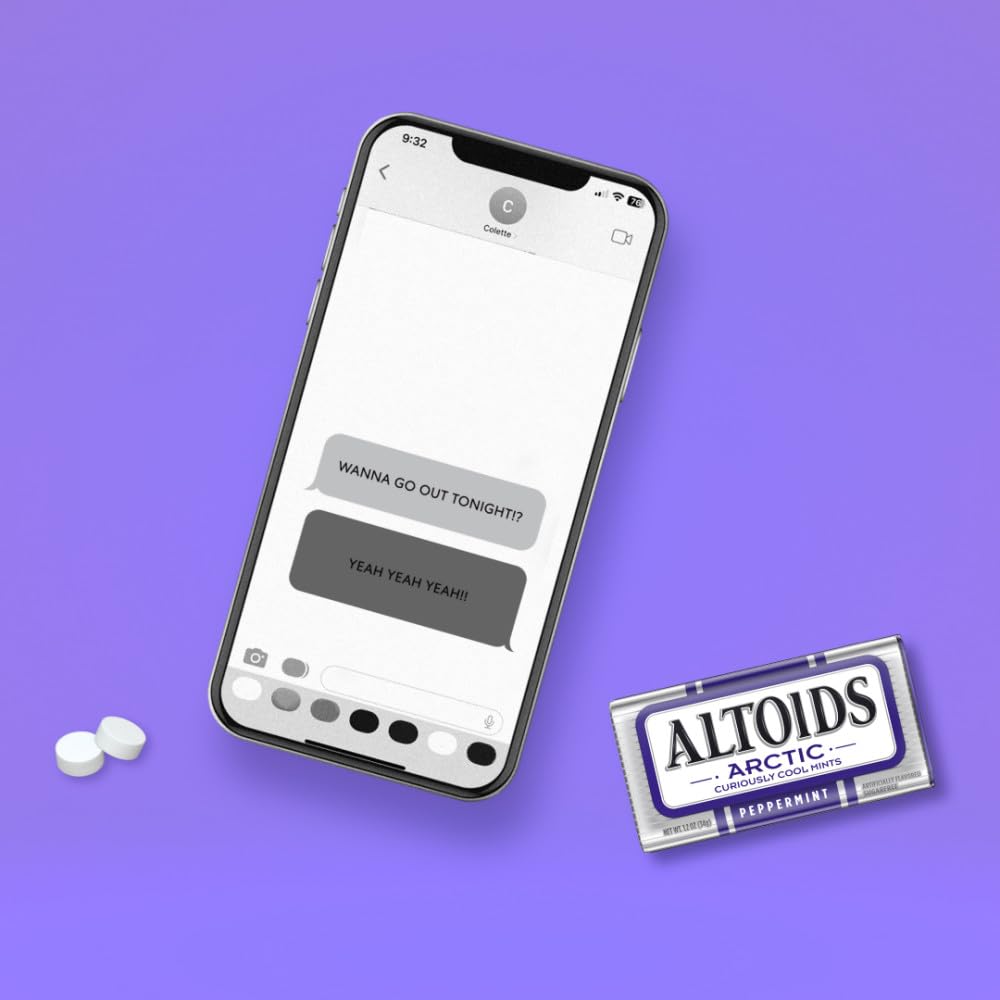ALTOIDS Arctic Mints 1.2 oz Tin - Pack of 8