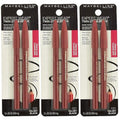 Maybelline Expert Eyes Twin Brow And Eye Pencils, Velvet Black [101], 2 ea (Pack of 3)