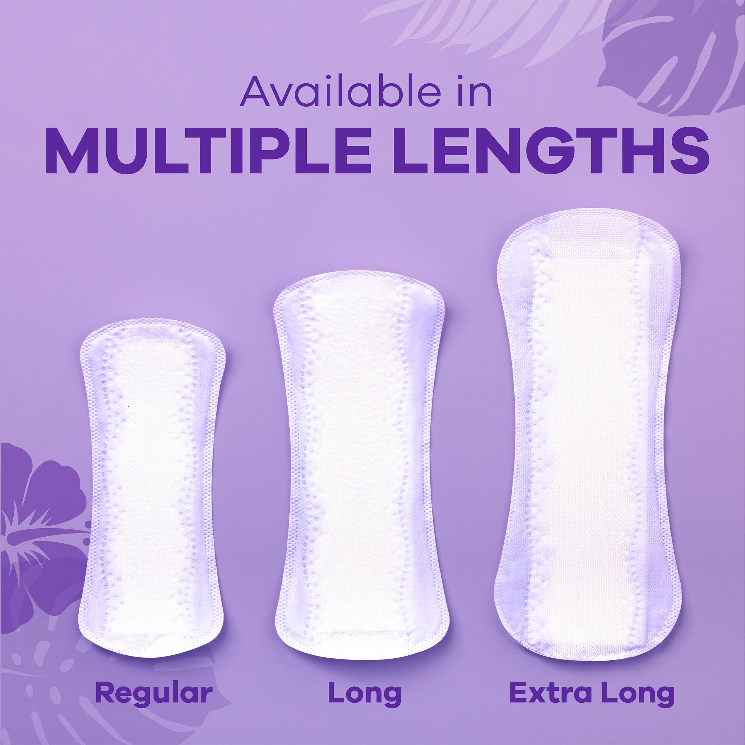 Always Daily Extra Protect Liners, Long Length, Unscented Panty Liners, 272 Count (2 Packs of 136)