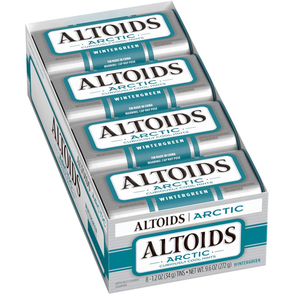 ALTOIDS Arctic Mints 1.2 oz Tin - Pack of 8