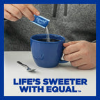 EQUAL 0 Calorie Sweetener, Aspartame and Acesulfame-K Sweetener Packets, Zero Calorie Sugar Alternative, Erythritol Free, 50 Ct (Pack of 12)