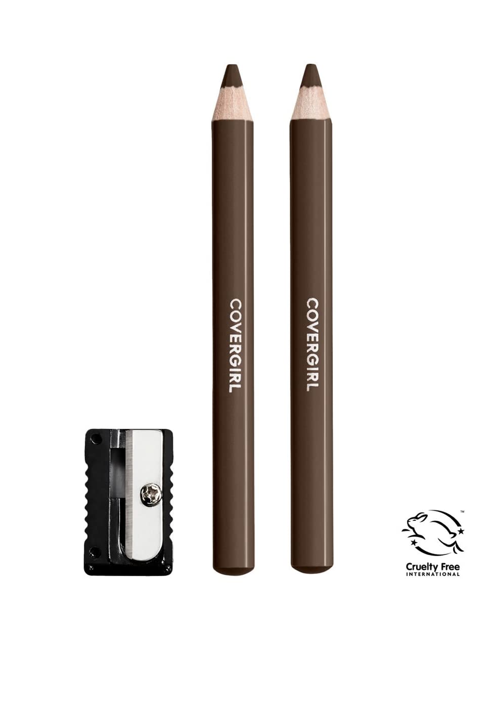 CoverGirl Easy Breezy Brow, Fill+Define Pencils [505] Rich Brown 2 ea ( Pack of 4)