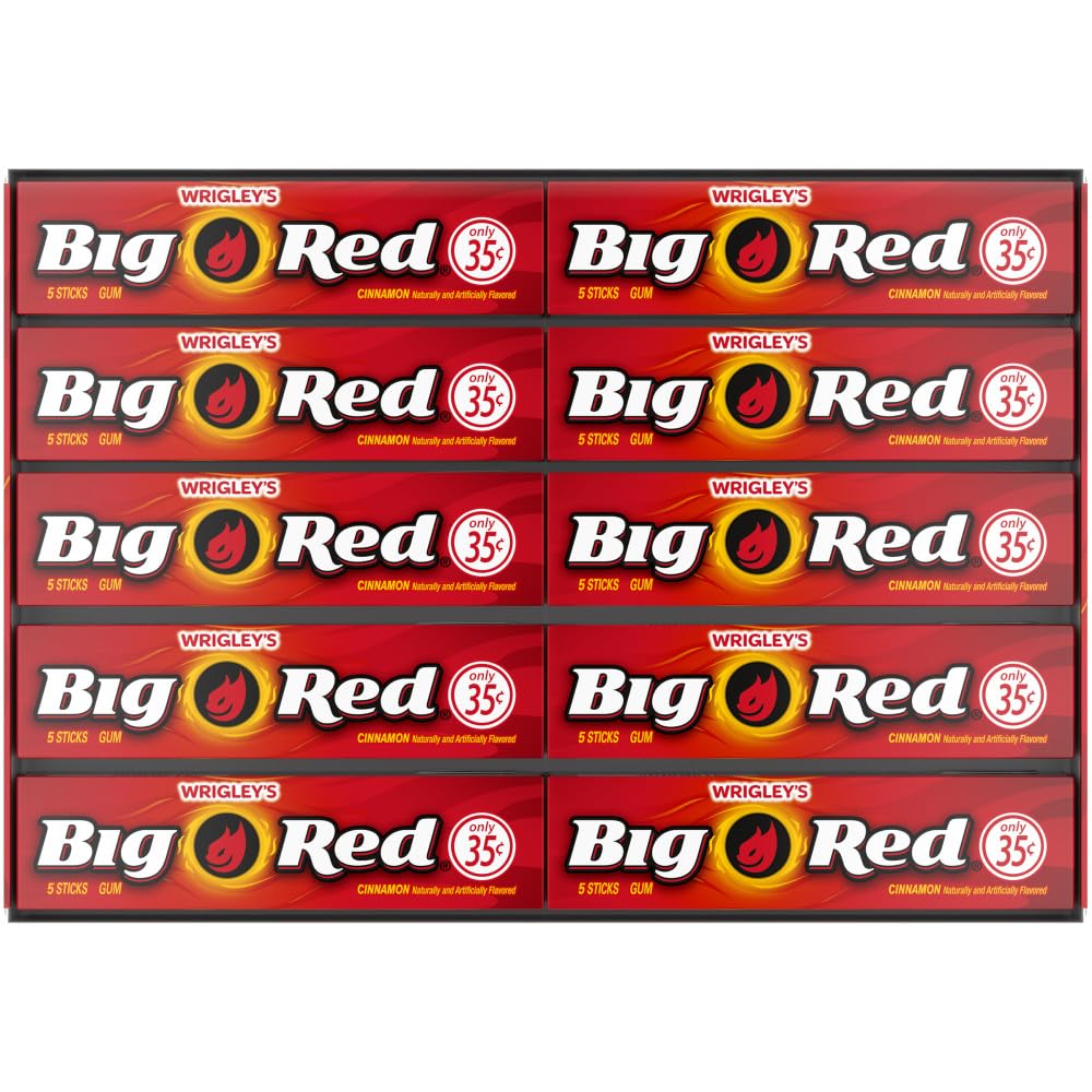BIG RED WRIGLEY'S BIG RED Cinnamon Chewing Gum