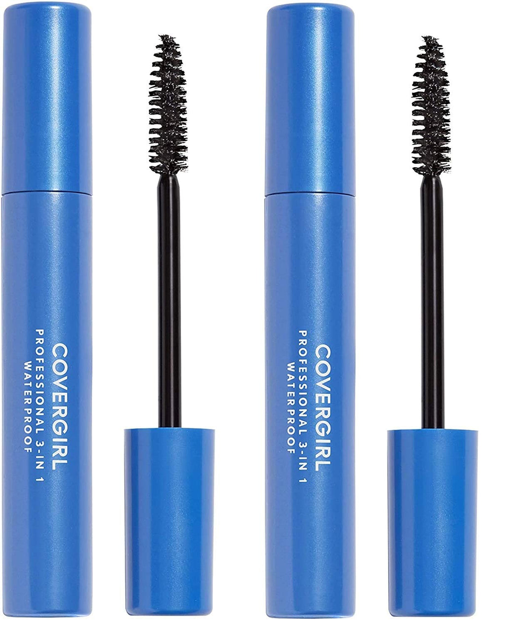 COVERGIRL Professional 3-in-1 Waterproof Mascara, Very Black 225, (Packagin