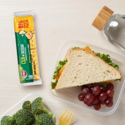 Keebler Club & Cheddar Sandwich Crackers Snack Packs - 12 Packs per Box