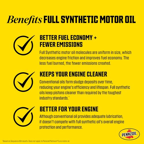 Pennzoil Ultra Platinum Full Synthetic Motor Oil