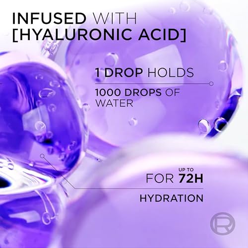 L'Oreal Paris Elvive Hyaluron Plump Shampoo and Conditioner Set for Dehydrated, Dry Hair with Hyaluronic Acid Care Complex, 1 Kit (2 Products)