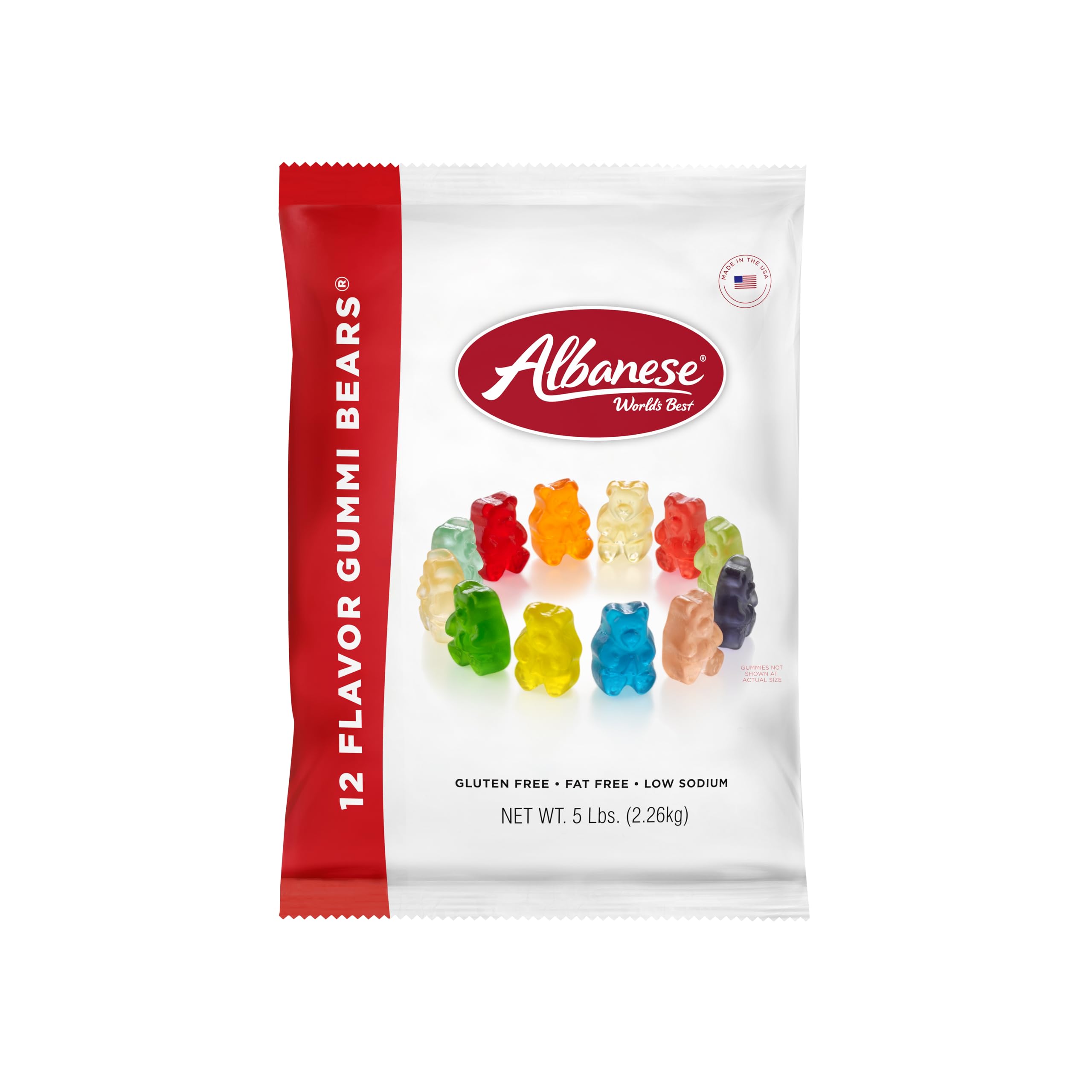Albanese World's Best Gummi Bears - 12 Flavor Assortment