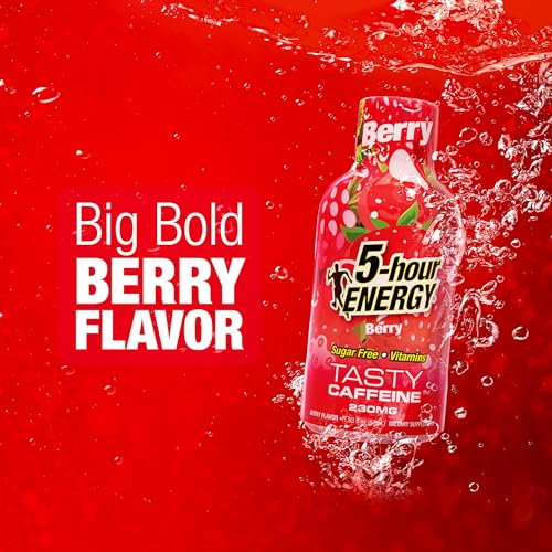 5 Hour Energy Berry Energy Shot | 12-Pack (1.93 oz each)