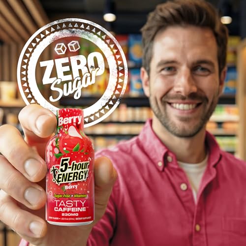 5 Hour Energy Berry Energy Shot | 12-Pack (1.93 oz each)