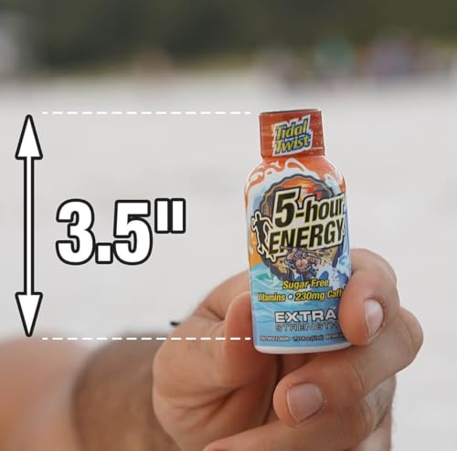 5 Hour Energy Extra Strength Tidal Twist Sugar Free Energy Shot | 12-Pack (1.93 oz each)